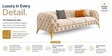 Modern Tufted Upholstery 3+1+1 Seater Sofa Set In Off-White Colour