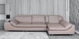 Melbourne Leatherette LHS Sectional Sofa in Beige Colour