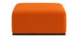  Classic Boucle Fabric 3+1 Seater Sofa Set With Ottoman In Rust Orange Colour
