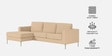 Modern Elegance RHS 3 Seater Sofa In Beige Color