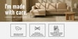 Modern Elegance RHS 3 Seater Sofa In Beige Color