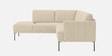 Modern Elegance RHS Sectional Sofa In Beige Color