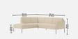 Modern Elegance RHS Sectional Sofa In Beige Color