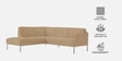 Modern Elegance RHS Sectional Sofa In Brown Color