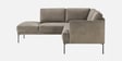 Modern Elegance RHS Sectional Sofa In Chich Grey Color