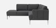 Modern Elegance RHS Sectional Sofa In Dark Grey Color