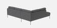 Modern Elegance RHS Sectional Sofa In Dark Grey Color