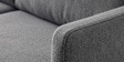 Modern Elegance RHS Sectional Sofa In Dark Grey Color