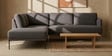 Modern Elegance RHS Sectional Sofa In Dark Grey Color