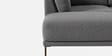Modern Elegance RHS Sectional Sofa In Dark Grey Color