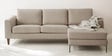 Modern Elegance RHS L Shaped 3 Seater Sofa In Beige Color