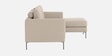 Modern Elegance RHS L Shaped 3 Seater Sofa In Cr me Color