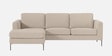 Modern Elegance RHS L Shaped 3 Seater Sofa In Cr me Color