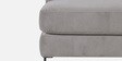 Modern Elegance RHS L Shaped 3 Seater Sofa In Dark Grey Color