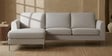 Modern Elegance RHS L Shaped 3 Seater Sofa In Grey Color
