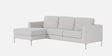 Modern Elegance RHS L Shaped 3 Seater Sofa In Grey Color