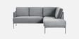 Modern Elegance Rhs Sectional Sofa ( 2+ Lounger ) In Chich Grey Color