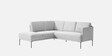 Modern Elegance Rhs Sectional Sofa ( 2+ Lounger ) In Grey Color