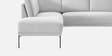 Modern Elegance Rhs Sectional Sofa ( 2+ Lounger ) In Grey Color