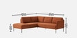 Modern Elegance Rhs Sectional Sofa ( 2+ Lounger ) In Tan Color