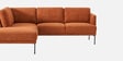 Modern Elegance Rhs Sectional Sofa ( 2+ Lounger ) In Tan Color