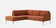 Modern Elegance Rhs Sectional Sofa ( 2+ Lounger ) In Tan Color