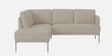 Modern Elegance Velvet RHS Sectional Sofa In Grey Color