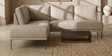 Modern Elegance Velvet RHS Sectional Sofa In Grey Color