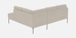 Modern Elegance Velvet Rhs Sectional Sofa ( 2+ Lounger ) In Chich Grey Color