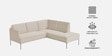 Modern Elegance Velvet Rhs Sectional Sofa ( 2+ Lounger ) In Chich Grey Color