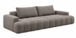 Modern Upholstered 3 Seater Sofa Set In Light Grey Colour