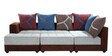 ModStyle 7 Seater LHS Sofa Set in Grey & Brown Colour