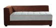 ModStyle 7 Seater LHS Sofa Set in Grey & Brown Colour