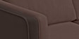 Mojo Fabric 2 Seater Sofa in Crazy Brown Colour