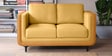 Mojo Fabric 2 Seater Sofa in Trippy Yellow Colour