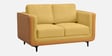 Mojo Fabric 2 Seater Sofa in Trippy Yellow Colour