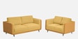 Mojo 3+2 Seater Sofa In Trippy Yellow Colour