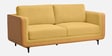 Mojo Fabric 3 Seater Sofa in Trippy Yellow Colour