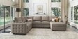 Monaco Grande Sectional Sofa In Beige Color