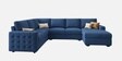 Monaco Grande Sectional Sofa In Blue Color