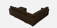 Monaco Grande Sectional Sofa In Dark Brown Color