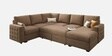 Monaco Grande Sectional Sofa In Light Brown Color