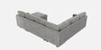 Monaco Grande Sectional Sofa In Light Grey Color