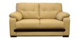Monet Leatherette 2 Seater Sofa in Beige Colour