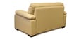 Monet Leatherette 2 Seater Sofa in Beige Colour