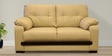 Monet Leatherette 2 Seater Sofa in Beige Colour