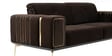 Montana Sal Wood 3 Seater Sofa In Brown Colour