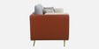 Montez Velvet 2 Seater Sofa in Brown & Beige Colour Montez Velvet 2 Seater Sofa in Brown & Beige Colour