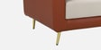 Montez Velvet 2 Seater Sofa in Brown & Beige Colour Montez Velvet 2 Seater Sofa in Brown & Beige Colour