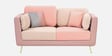Montez Velvet 2 Seater Sofa in Clay Blush Colour